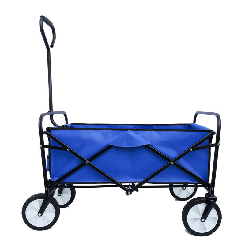 46'' H x 41'' W Utility Cart with Wheels, Blue
