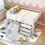 Lit mezzanine double avec armoires et tiroirs-1998294756