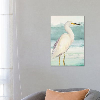 «Heron on Seaglass II» par Lanie Loreth - reproduction d'art