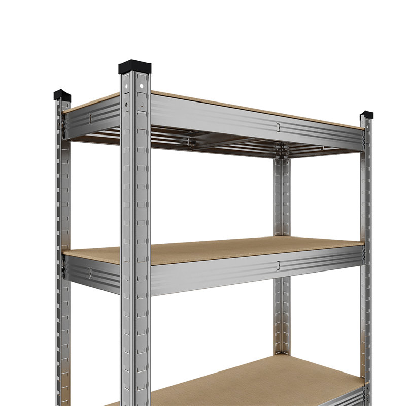 Storage Rack, 150 cm H x 70 cm W x 30 cm D, Silver