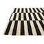 Tapis noir et blanc Ousley