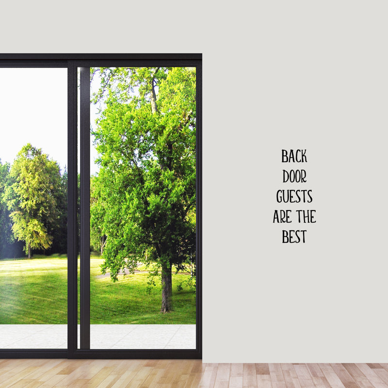Text & Numbers Non-Wall Damaging, Black