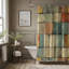 Bright Grunge - Rideau de douche Premium-1316481351
