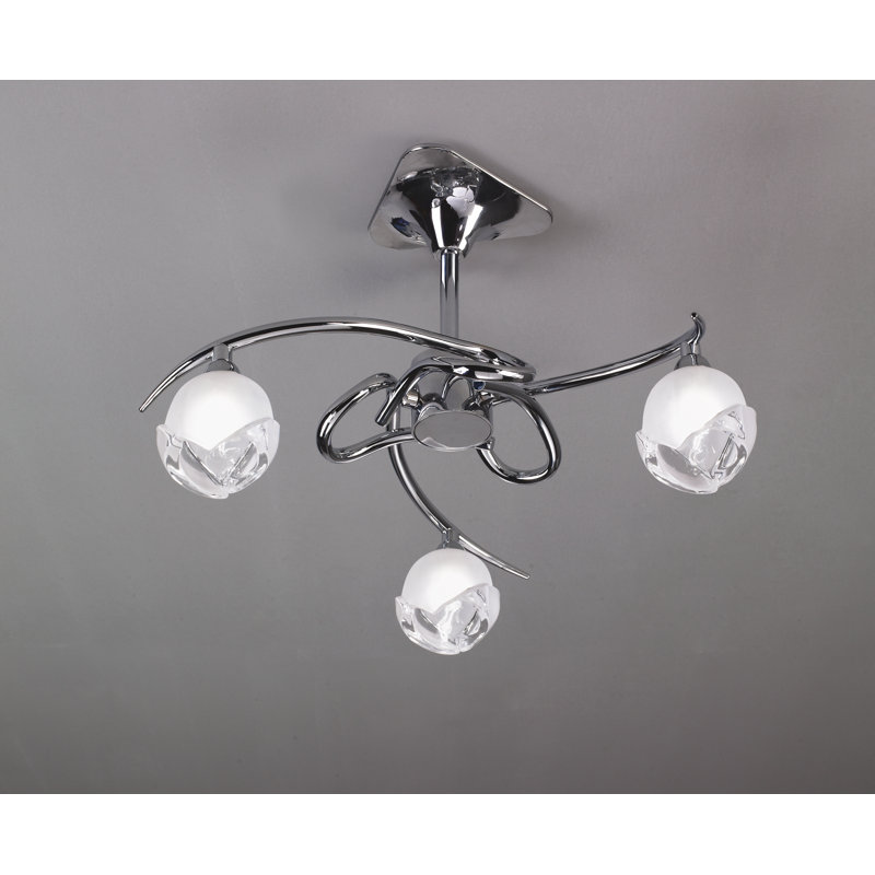 Plafonnier semi-encastré 3 lumières Barkett