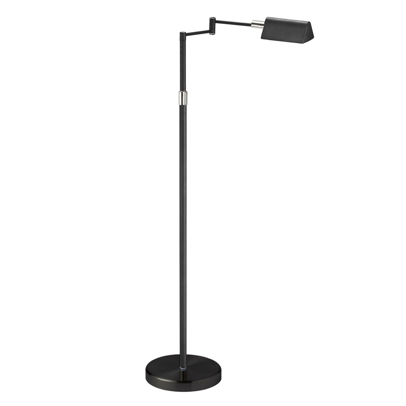 Hovey 50.25'' LED Task Floor Lamp, Black