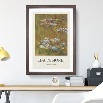 Water Lilies Lily Pond Vol.7 by Claude Monet - Picture Frame Art Prints
