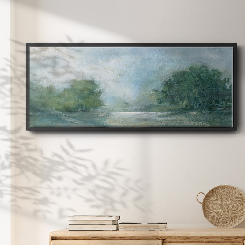 Summer Afternoon- Framed Canvas, 12" H x 30" W