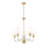 Ain 5 Light Chandelier in Rubbed Brass-92070720