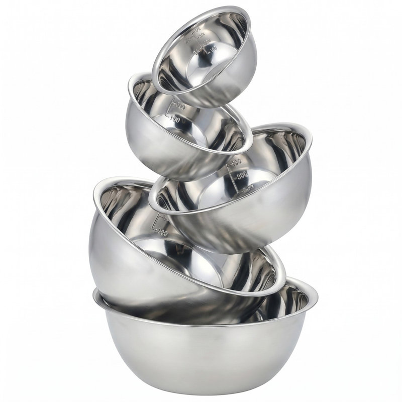 Stainless Steel Five-Piece Set Bowl