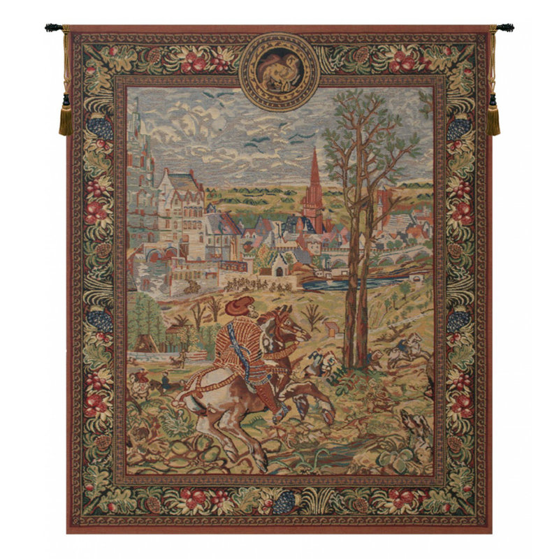 Loom Woven Cotton Blend Wall Hanging, 39" H x 33" W
