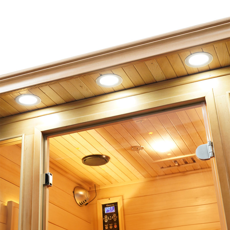 Vidalux Solara Full Spectrum Infrared Sauna With Complete Heat, 3 Person