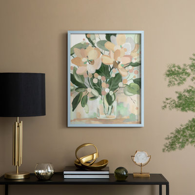 «Tropical Sass», reproduction encadrée - bois massif