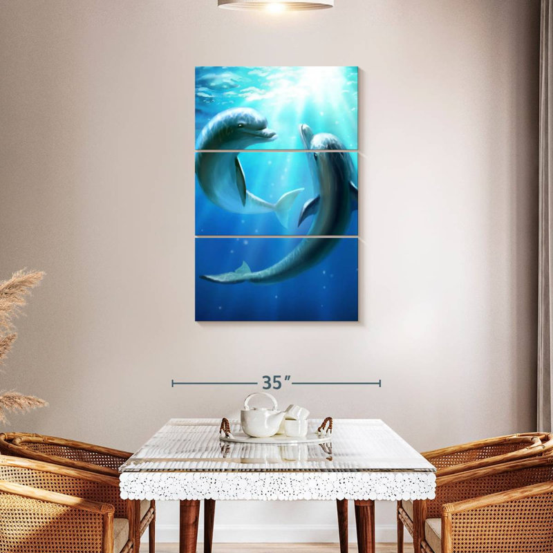 Brampt Dolphin Best Friends, 45'' H x 28'' W
