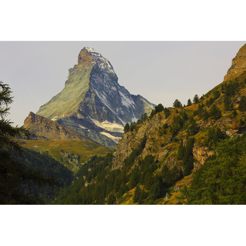 Matterhorn, Swiss Alps - Wrapped Canvas Print, 51cm H x 76cm W x 3.8cm D