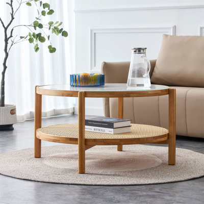 Aimen Glass Top End Table