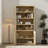 Bookcase Cabinet In Natural Oak