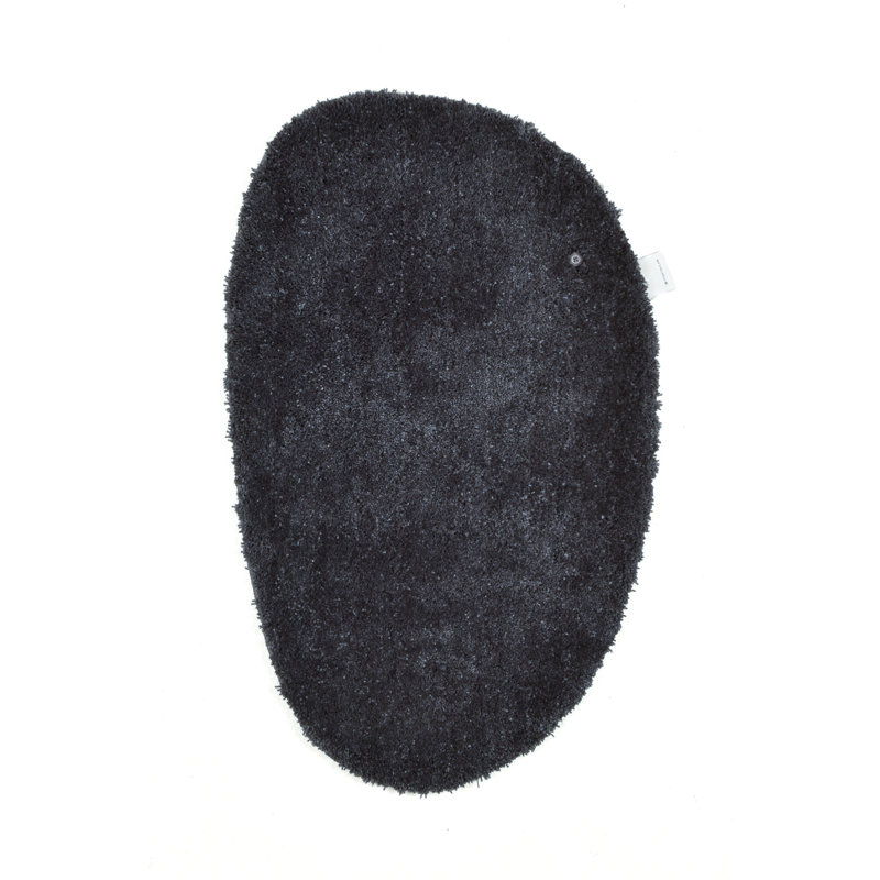 Oval Bath Mat, Anthracite