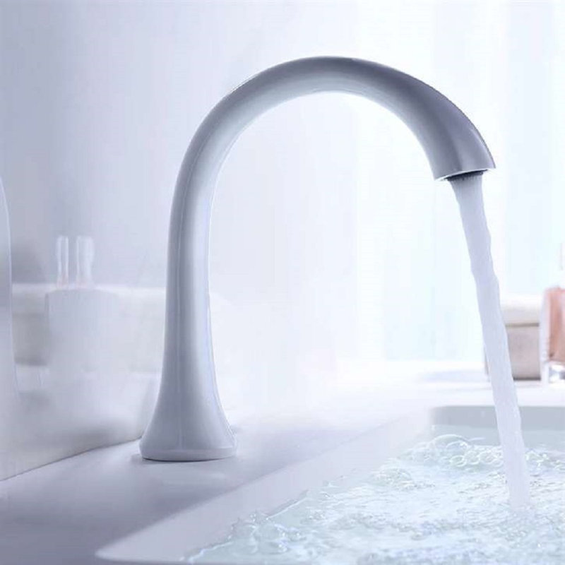 Distributeur de savon automatique à capteur Milan, Blanc