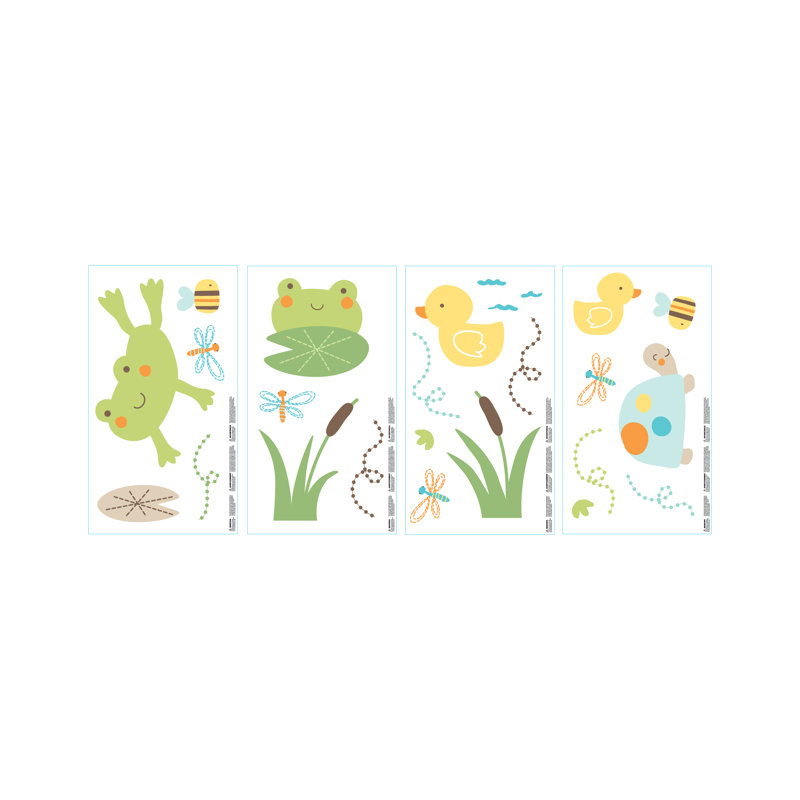 Pond Animals Wall Decal