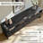 70" Modern TV Stand with Open Shelf&Large Storage Space for TVs up to 75",Black-984243020