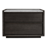 2 - Drawer Nightstand in Dark Grey