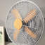 Russell Hobbs Rhmdf1201wdg 12" Scandi Desk Fan In Grey And Wood Effect