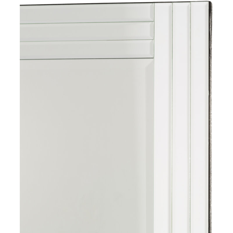 Mattie Glass Frame Wall Mirror, 30" x 40"