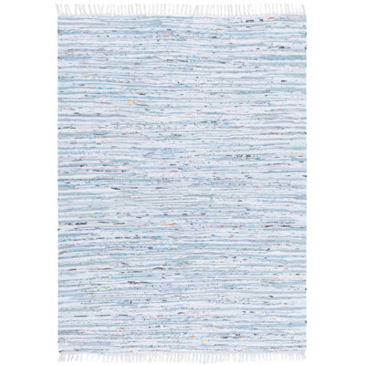 Fales Rug Hand Woven Cotton Striped Rug
