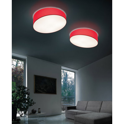 Valerija Fabric Flush Mount