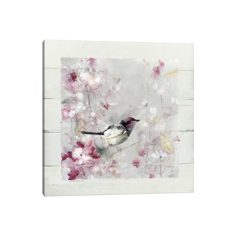 Sitting Pretty Shiplap I by Carol Robinson - Print on Canvas, Wrapped Canvas, 66.04 cm H x 66.04 cm W x 3.175 cm D