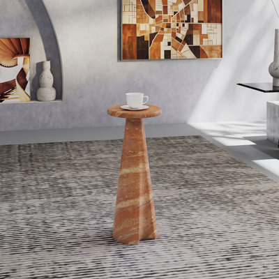 Table d'appoint en faux marbre