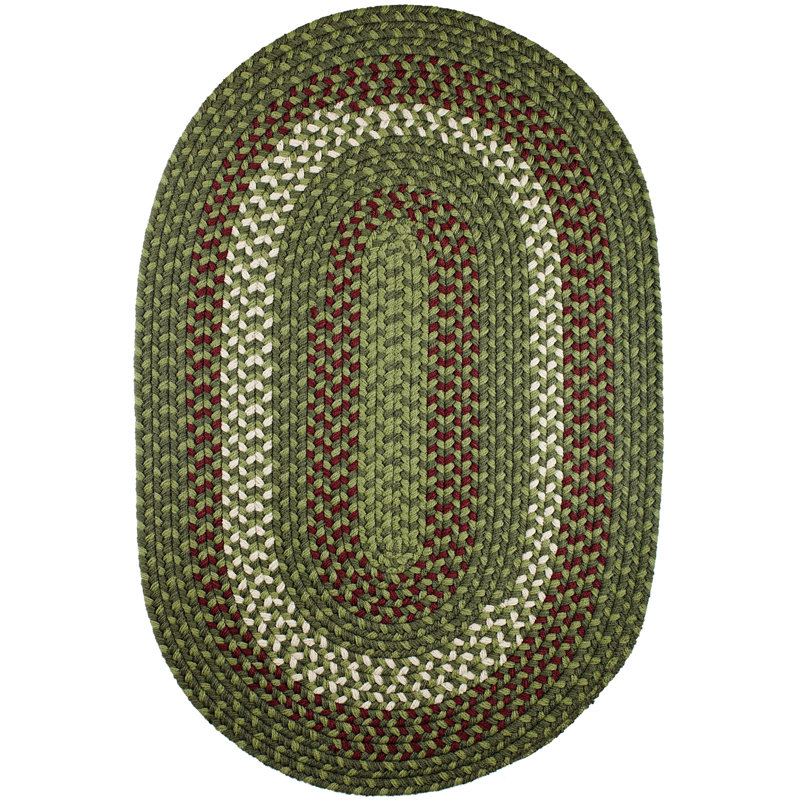 Charlise Synthetic Geometric Indoor / Outdoor Rug, Oval 4' x 6'