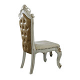 Kanda 49'' H Tufted Faux Leather Upholstered Side Chair