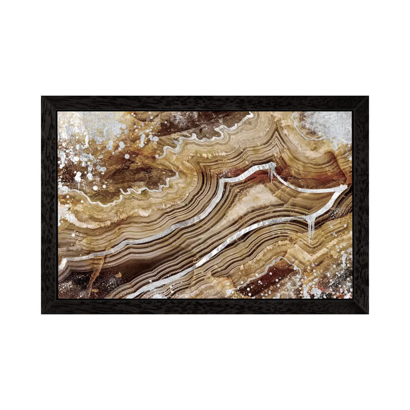 Canary Silver - Print on Canvas, 66.04 cm H x 45.72 cm W, Black Framed