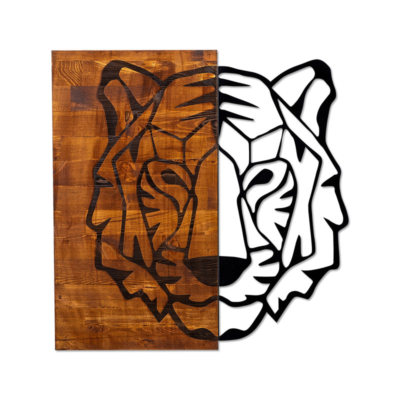 Animals Wall Decor on Solid Wood