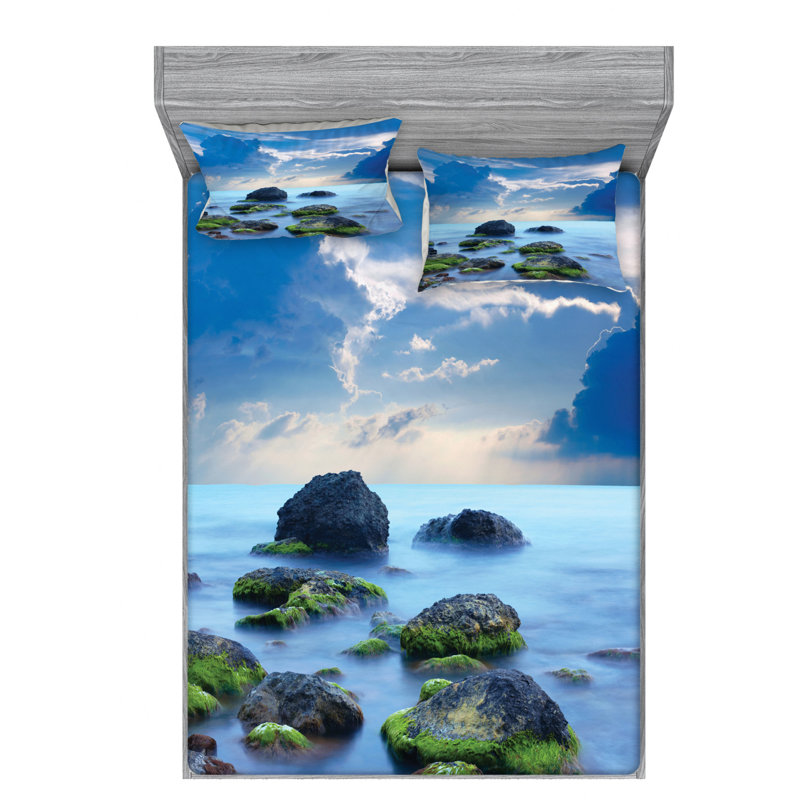 Microfiber Sheet Set, Full Sheet Set with Fitted Sheet