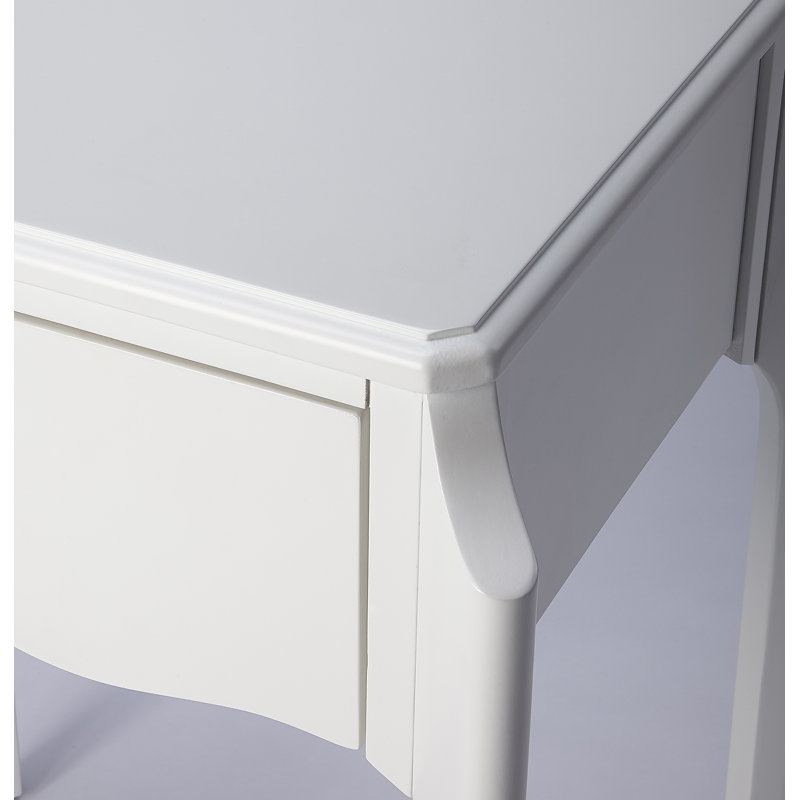 Table de chevet 1 tiroir Zaniyah, Blanc