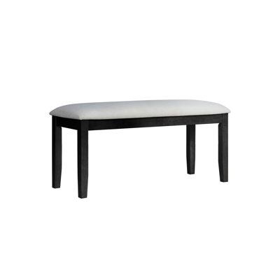 Banc rembourré 100% polyester Shawn
