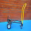 Hand Truck Dual Purpose 2 Wheel Dolly Cart And 4 Wheel Push Cart With Swivel Wheels 330 Lbs Capacity Heavy Duty Platform Cart For Moving/Warehouse/Garden/Grocery