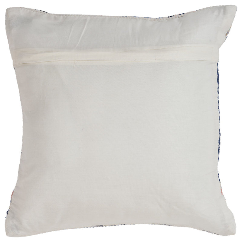 Diamond Cotton Throw Pillow Cover, No