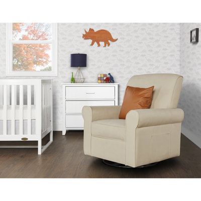 Upholstered Swivel Glider