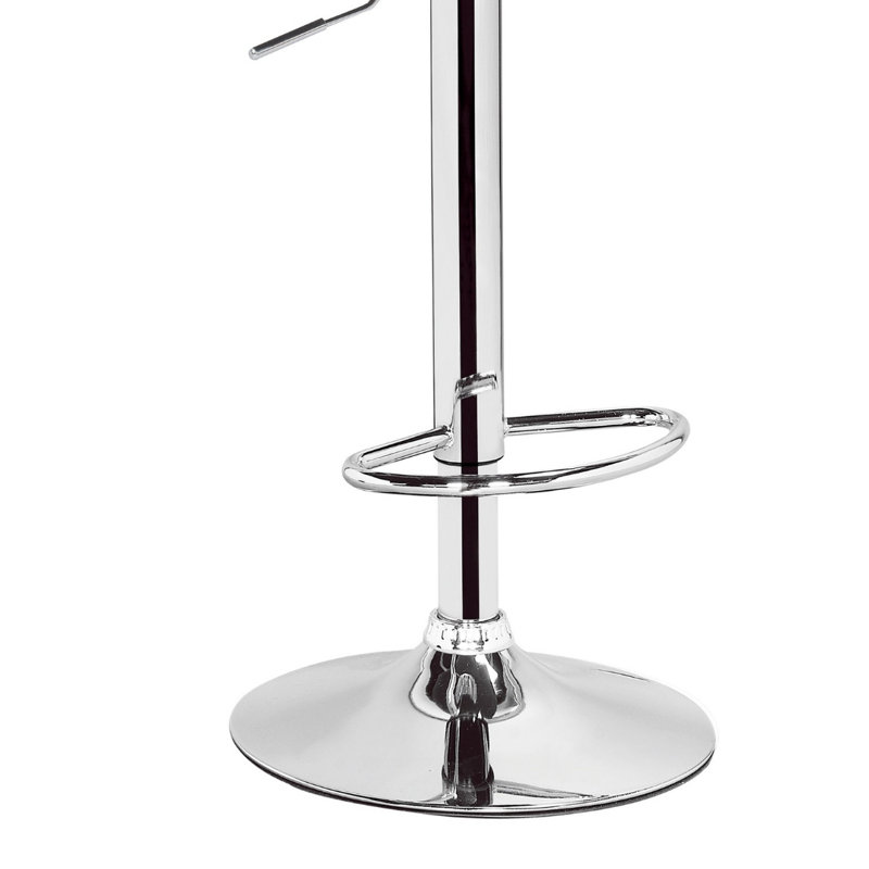 Kareema Swivel Upholstered Adjustable Height Counter Stool with Metal Frame, Tan, 1