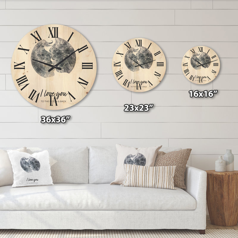 Horloge murale romantique, Moyenne