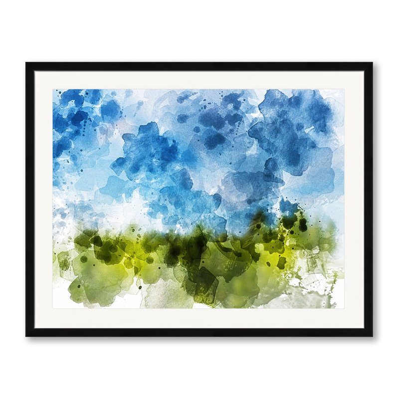 Nature Abstract_2401 Print by Chamira Young, Black Framed Paper, 25.25" H x 31.25" W