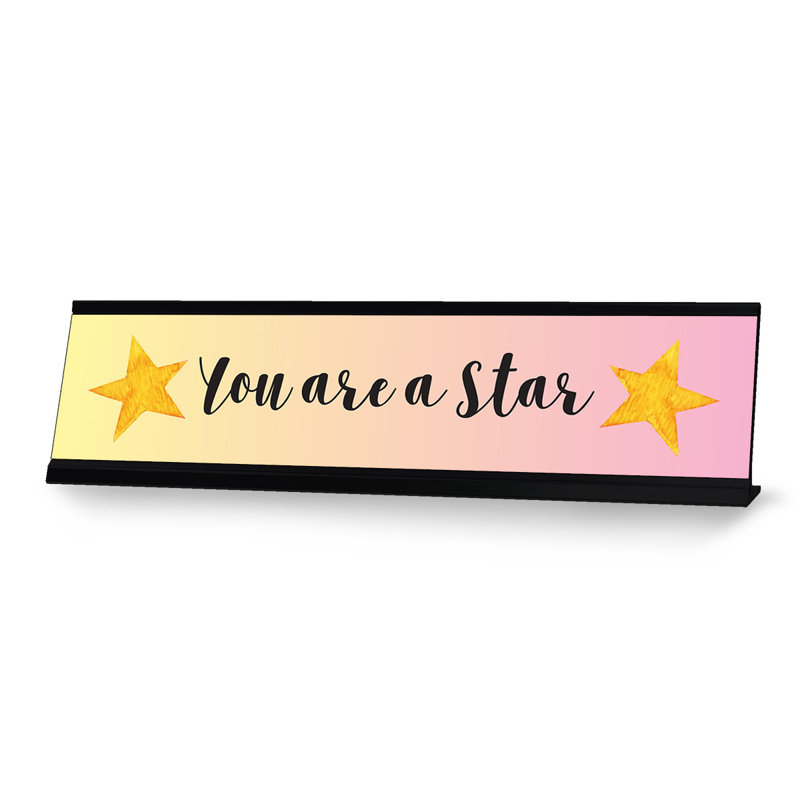 Enseigne de bureau You Are A Star