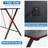 L-Shaped Metal Base Computer Desk