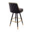 Tabouret de bar pivotant capitonné-117321646