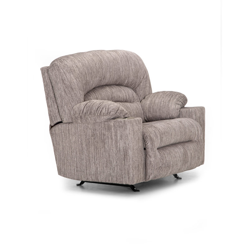 Tenecia Upholstered Power Recliner, Silver