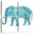 Brampt Boho Teal Elephant II-109118832
