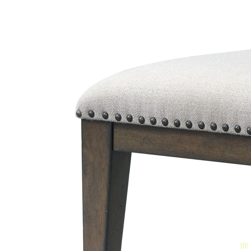 Ensemble de 2 chaises de salle à manger à garniture cloutée Grant